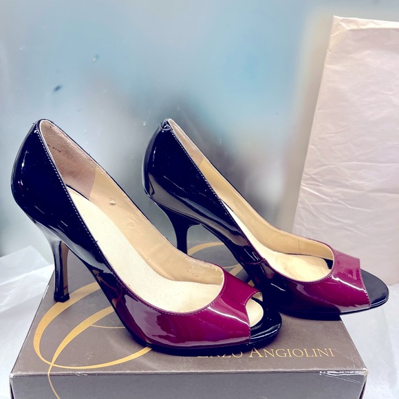 Enzo Angiolini peek toe shoe - Picture 2 of 4